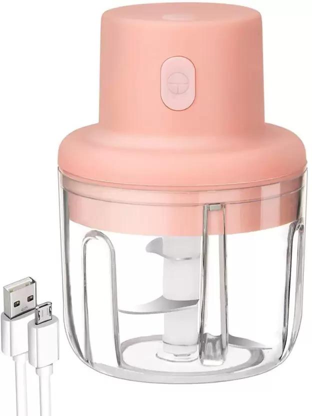 Portable Electric Mini Food Chopper 250ml – Garlic, Onion & Vegetable Cutter